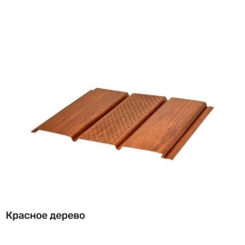 Софит с центральной перфорацией AquaSystem / Аквасистем, сталь Printech, 1000 x 303 мм