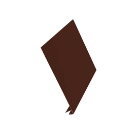 J-фаска AquaSystem / Аквасистем, сталь PE 0.45 мм, 250 x 2000 мм