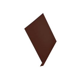 Ветровая планка (L-профиль) AquaSystem / Аквасистем, алюминий Pe 0.45 мм, 300 x 2000 мм