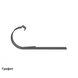 Кронштейн желоба металлический 300мм для пластиковой водосточной системы Деке / Docke Lux 141/100