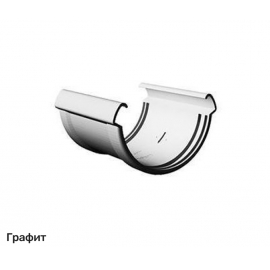 Соединитель желоба для пластиковой водосточной системы Деке / Docke Lux 141/100