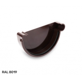 Заглушка желоба левая Galeco ПВХ D 152 (130) мм