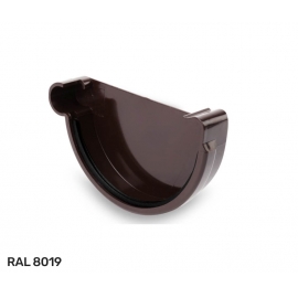 Заглушка желоба правая Galeco ПВХ D 152 (130) мм