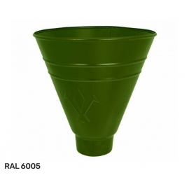 Воронка водосборная круглая D100 водосточной системы Aquasystem / Аквасистем Pural