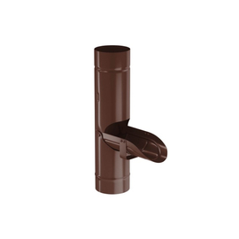 Водосборник водосточной системы Aquasystem / Аквасистем Pural Matt D 90 мм