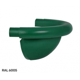 Заглушка универсальная полукруглая D150 водосточной системы Aquasystem / Аквасистем Pural