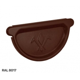 Заглушка универсальная с резиновым уплотнением D150 водосточной системы Aquasystem / Аквасистем Matt Pural