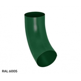 Колено трубы D100 водосточной системы Aquasystem / Аквасистем Pural