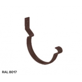 Крюк крепления желоба короткий D150 инновационный водосточной системы Aquasystem / Аквасистем Matt Pural