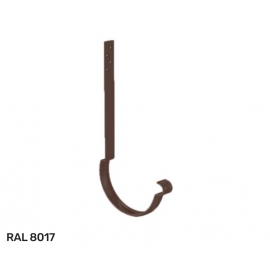 Крюк крепления желоба удлинённый D150 инновационный водосточной системы Aquasystem / Аквасистем Matt Pural