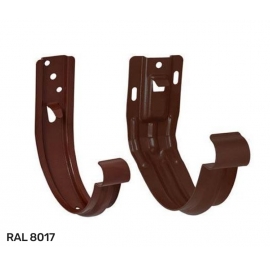 Крюк крепления желоба универсальный D150 водосточной системы Aquasystem / Аквасистем Matt Pural