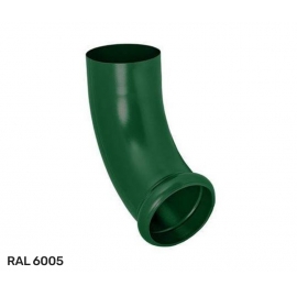 Отвод трубы декорированный D100 водосточной системы Aquasystem / Аквасистем Pural