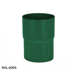 Соединитель трубы D100 водосточной системы Aquasystem / Аквасистем Pural