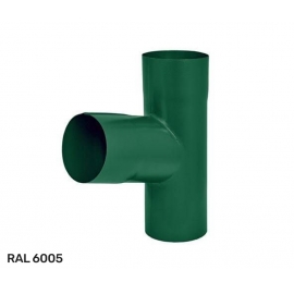 Тройник трубы D100 водосточной системы Aquasystem / Аквасистем Pural