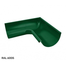 Угол внутренний 90° D125 водосточной системы Aquasystem / Аквасистем Pural