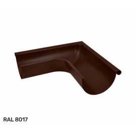 Угол желоба наружный 90° D150 водосточной системы Aquasystem / Аквасистем Matt Pural