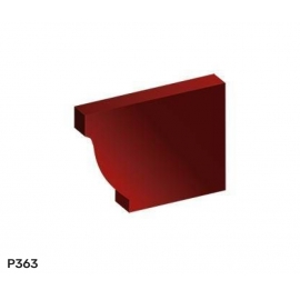 Заглушка желоба левая водосточной системы Металл Профиль Модерн