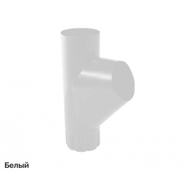 Тройник трубы D100 водосточной системы Металл Профиль Престиж