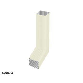 Труба водосточная 86мм с коленом водосточной системы Металл Профиль Бюджет PE 1м