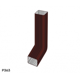 Труба водосточная с коленом 3000 мм водосточной системы Металл Профиль Модерн