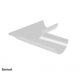Угол желоба наружный 125 90° водосточной системы Металл Профиль Престиж