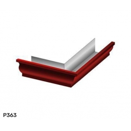 Угол желоба наружный водосточной системы Металл Профиль Модерн