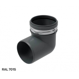 Колено трубы Галеко / Galeco Hidden ПВХ 88° D 80 мм