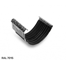 Соединитель желоба Галеко Сталь / Galeco Stal D124 мм