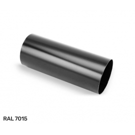 Труба водосточная Галеко Сталь / Galeco Stal D87 мм 1 пог.м