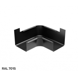 Угол желоба внутренний Галеко / Galeco Hidden 90° D 125 мм