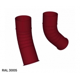 Колено гофрированное D150 мм водосточной системы Исток