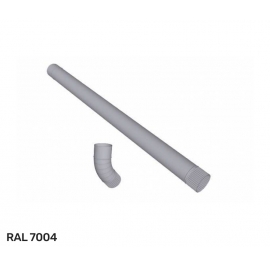 Труба D140 мм водосточной системы Исток, 1250 мм + отлив 0.7 мм