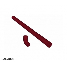 Труба D150 мм водосточной системы Исток, 1250 мм + отлив 0.7 мм