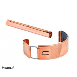 Соединитель желоба в комплекте D125 водосточной системы Aquasystem / Аквасистем медь