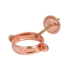 Хомут с комплектом крепления D90 водосточной системы Aquasystem / Аквасистем медь